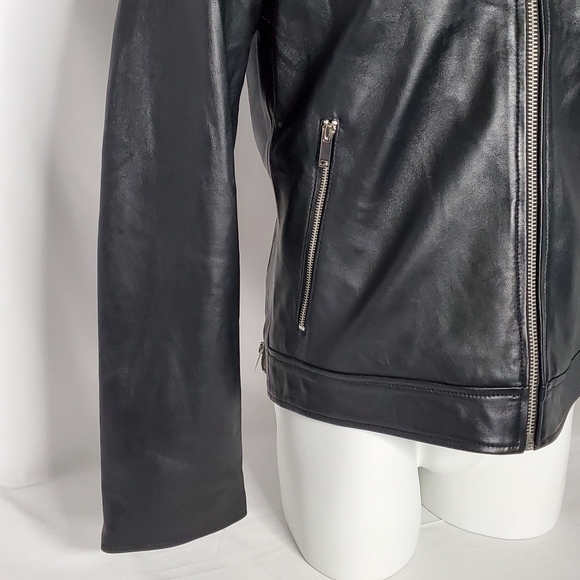 Bolongaro Trevor Artesia Slim Fit Leather Jacket - Picture 4 of 16